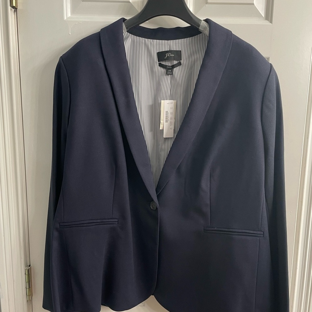 NWT J CREW WOOL PARKE BLAZER